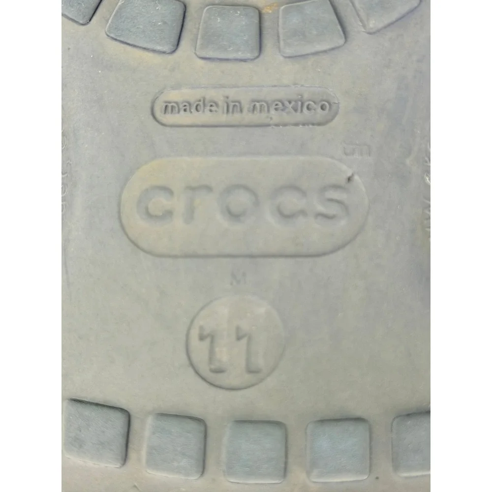 Crocs Classic Clogs Mens 11 Navy Blue Slip On Comfort Water Shoes